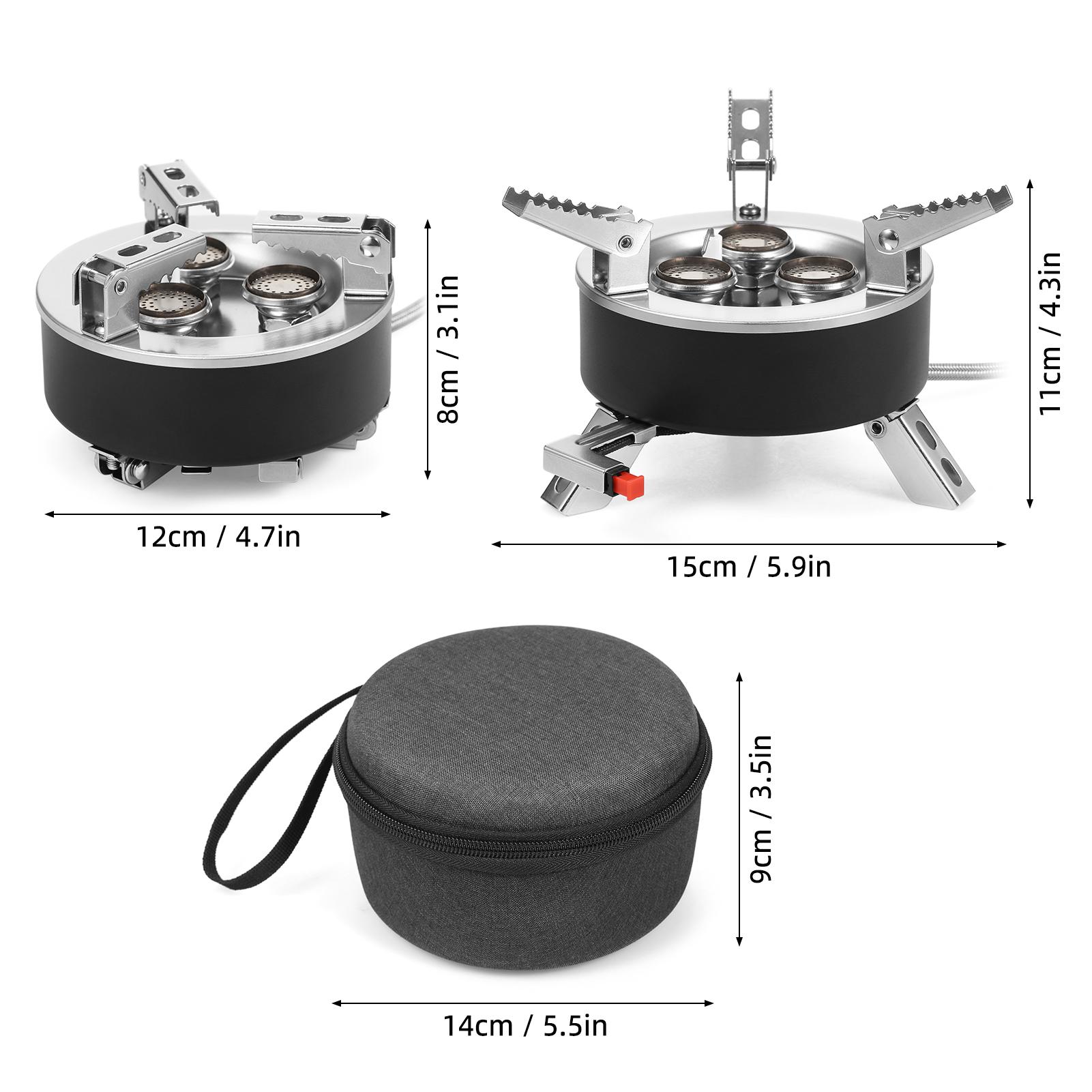 Fornello Da Picnic Portatile Con Accensione Piezoelettrica Mini