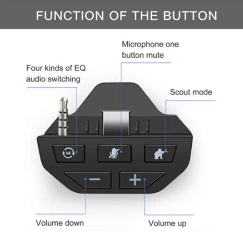 Stereo-Headset-Adapter nur für Microsoft Xbox One X/S Controller, Sound Enhancer mit 3,5-mm-Audiobuchse
