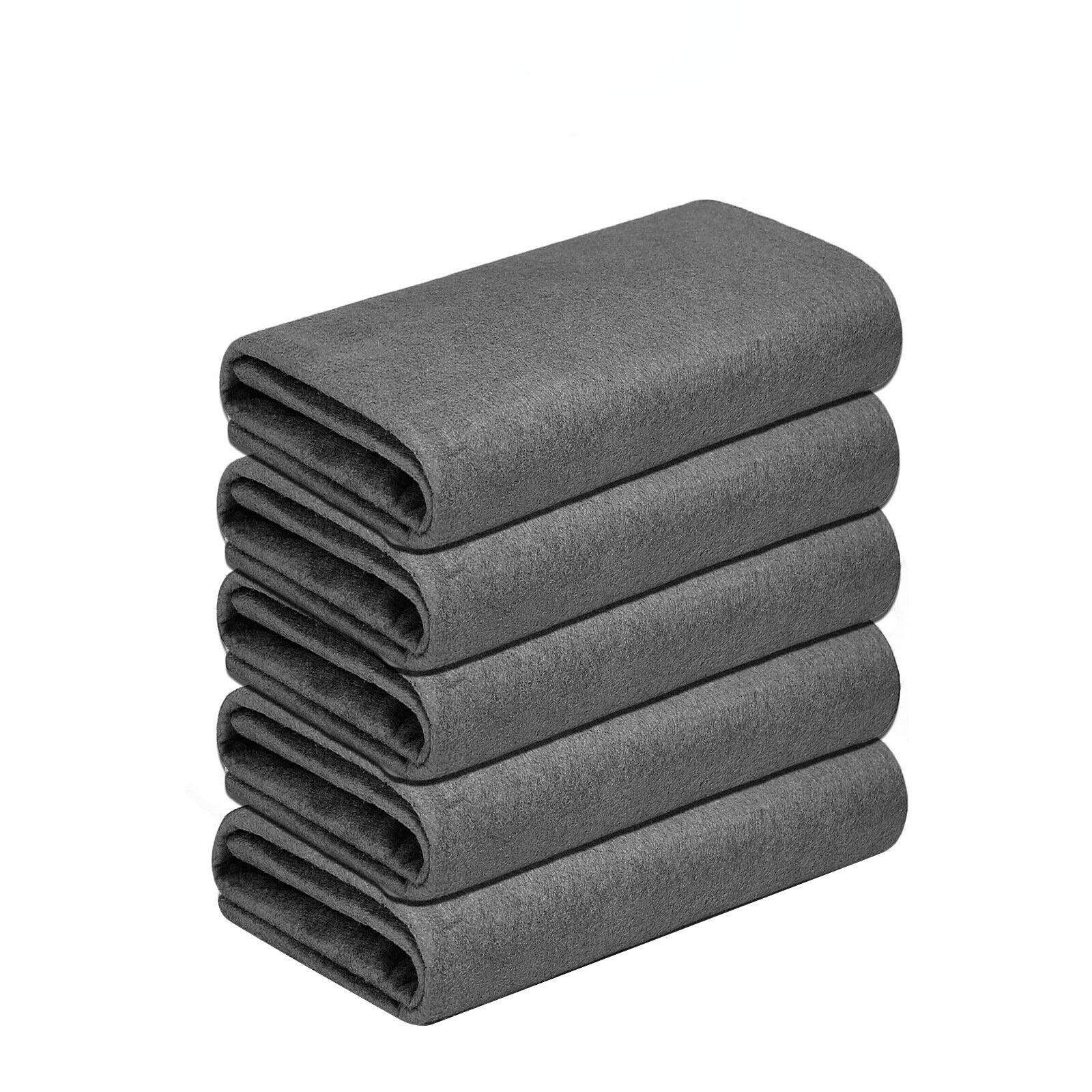 

Magic Glass Cleaning Cloth, Window Mirror Car Multi-Purpose Microfiber Towel,Residue-Free,Durable Fiber,Home Cleaner, No Stripes 5pcs светло-серый