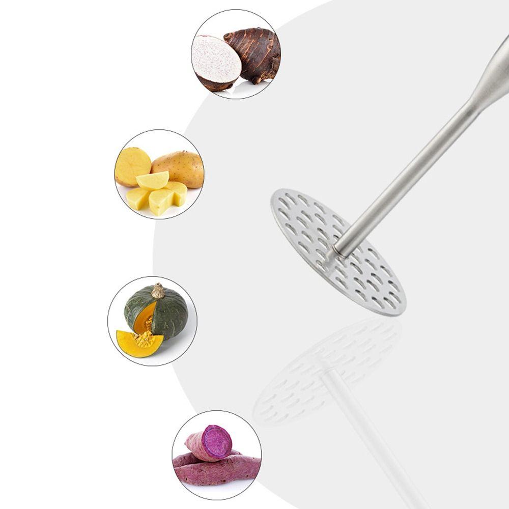 Non-Slip Manual Potato Masher Hand Press Garlic Press Potato Press Potato Ricer  Complementary Food