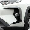 Front Fog Light Lamp Eyelid Eyebrow Trim For Toyota Rav4 Rav 4 Limited/LE/XLE/Hybrid -2024 2025 Carbon Fiber Car Accessories