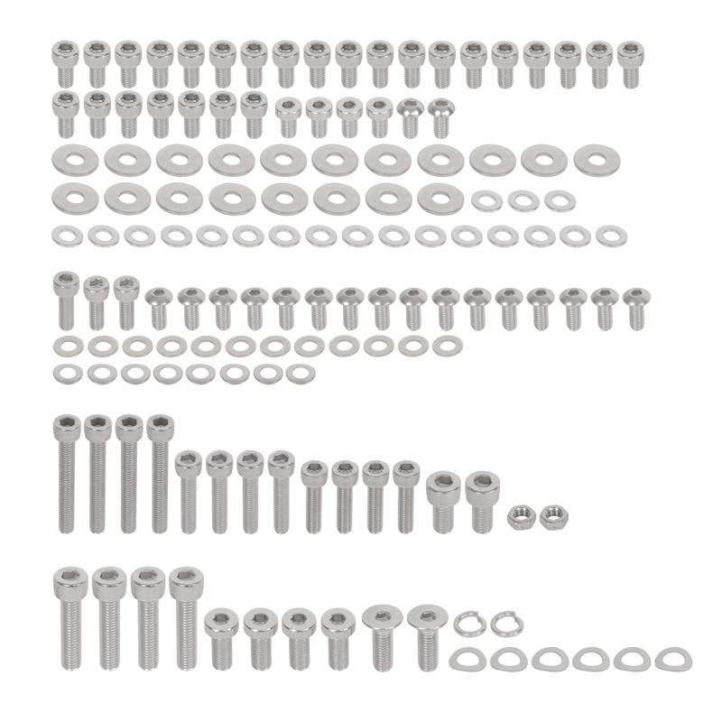 For BMW K100RS K100 RS 352-Piece Stainless Steel Motorcycle Accessories Screw Kit Fasteners