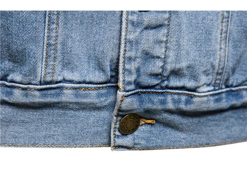 Men's Slim Fit Denim Jacket - Autumn/Winter 2023, Korean Style, Plus Size Casual Cardigan