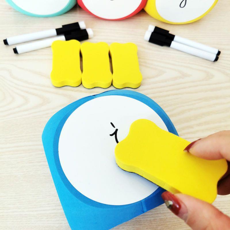 Kids Party Game Diy Blank Dice Toys Eva Write/Erase Reusable Big Dice Party Activity Props Blank Cube Parish Learning Materials