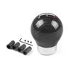 Racing Real Carbon Fiber Gear Shift knob Manual Transmission Shifter Lever Knob Round Ball Shape Handle Knob