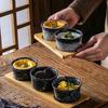 7,6 cm große japanische Gewürzschale, kreative Keramikschale für Sojasauce, Dip-Essig-Schale, runder kleiner Teller, Küchenutensilien, Geschirr