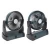 USB Small Desk Fans 2  s LED Silent 5000mAh Battery Re able Portable Desk Fan for   Outdoor Camping