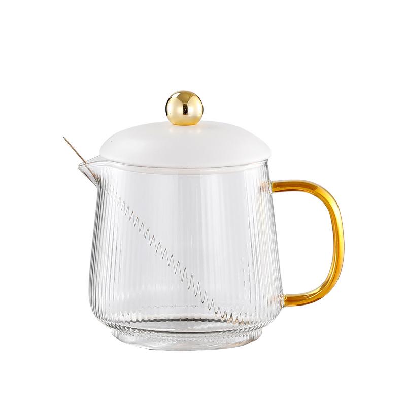 Large Capacity Electric Glass Kettle for Herbal Tea & Hot Milk