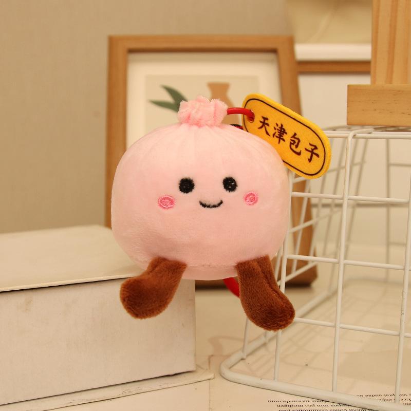 

Новый кулон в виде булочки из Тяньцзиня, милая плюшевая игрушка-кукла, подвеска для сумки, кукла-брелок, тряпичная кукла 4 inch [ordinary hanging chain]