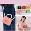 Princess Handbag For Girls With Pearl Jelly Shell Rainbow Design For Daily Use
