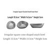 Retro Stainless Steel Bowl & Plate Set - Stylish Tableware for Home & Outdoor Use