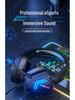 USB Gaming Headset with Noise Cancelling and Cool Lighting Effects for PC/Laptop