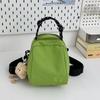 New Color Blocking Avocado Backpack Mini Women's Crossbody One Shoulder Commuting Bag Shell Japanese Lightweight Backpack