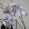 Luxury Artificial Phalaenopsis Flower Arrangement - 9 Heads, Morandi Color for Weddings & Hotels