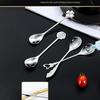 Stainless Steel Coffee Tea Stirring Spoon Dessert Spoon, Silver (BPA Free, No FDA)
