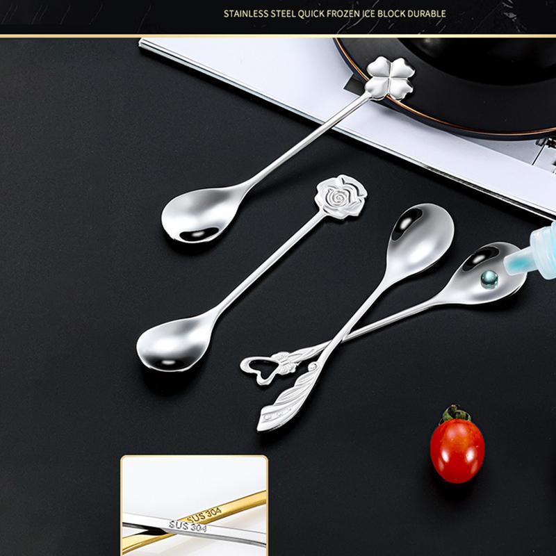 Stainless Steel Coffee Tea Stirring Spoon Dessert Spoon, Silver (BPA Free, No FDA)