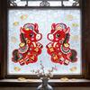 Chinese New Year Door Stickers 2026 Year of The Horse Spring Festival Window Clings for Home Decoration Good Luck Zodiac Door Decals for Wall Closet