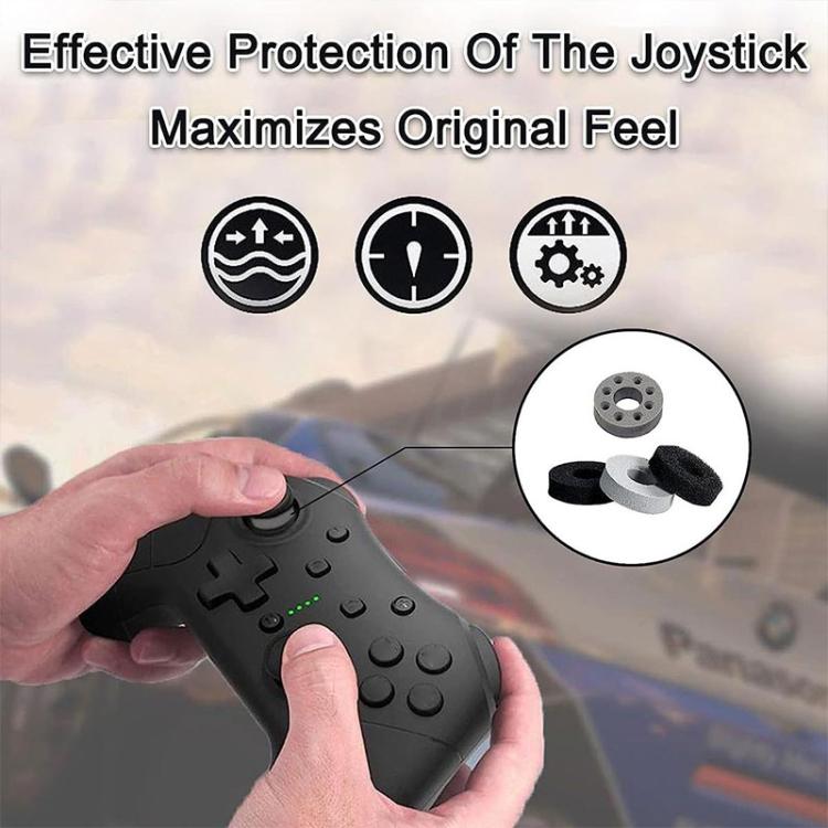 16Pcs Sponge Aiming Precision Rings 4‑Level Resistance Joystick Auxiliary Rings For PS4 PS5 Xbox Switch Google Stadia Controller
