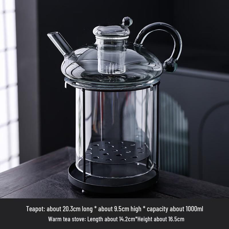 Handun Elektrischer Glas-Teekocher & Wasserkocher Set