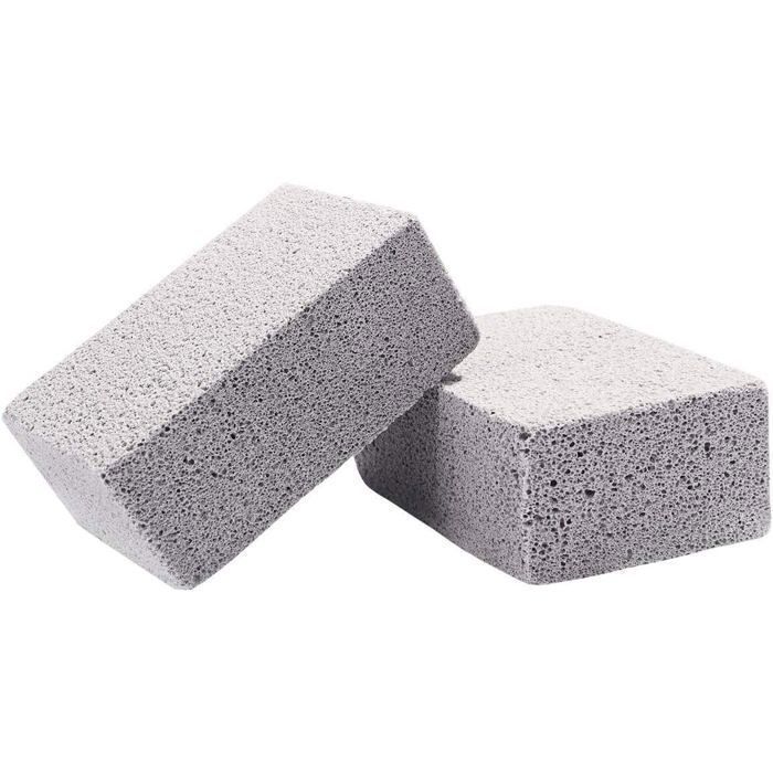 Lot de 4 Bloc Grill Pierre Ponce de Nettoyage Écologique, Réutilisable Griller Pierre Nettoyant Ponce po USTENSILE BARBECUE PLANCHA