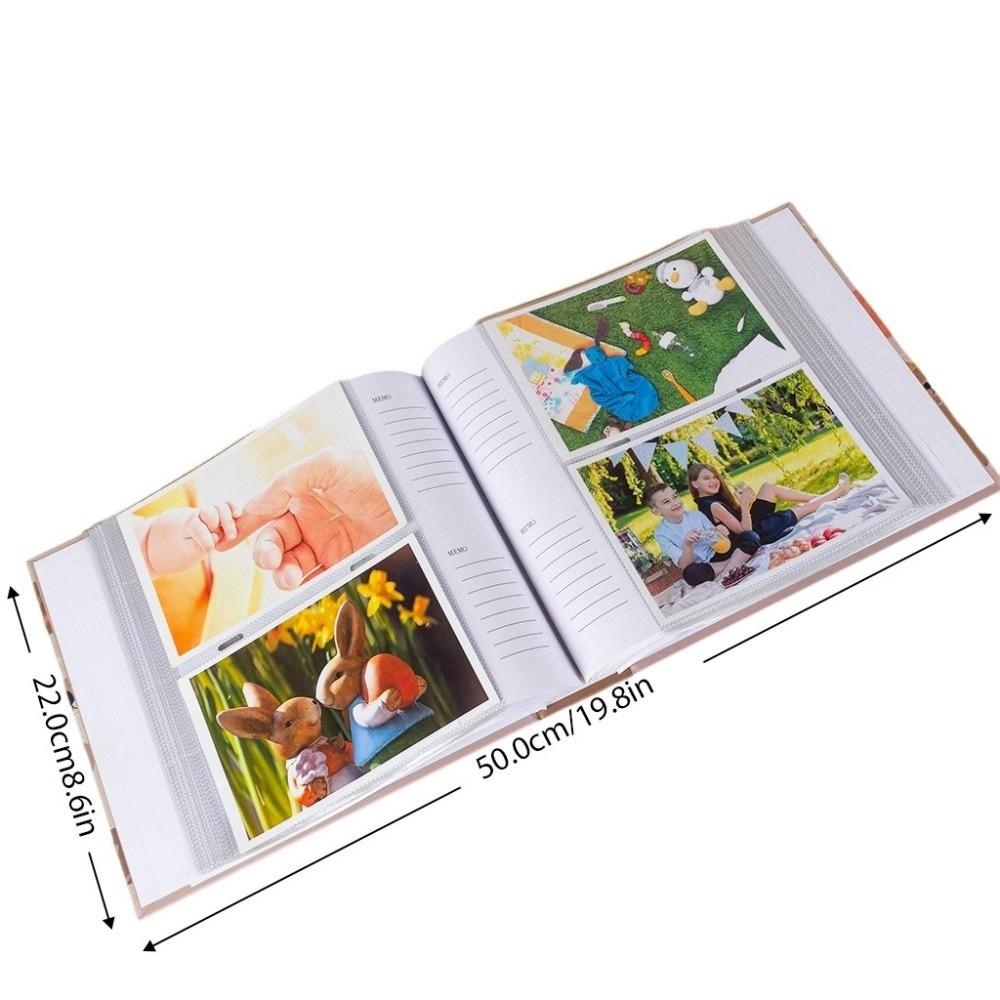 Large Capacity Photo Album Laminated Photo Storage New Slip-in Picture Albums Home Storage