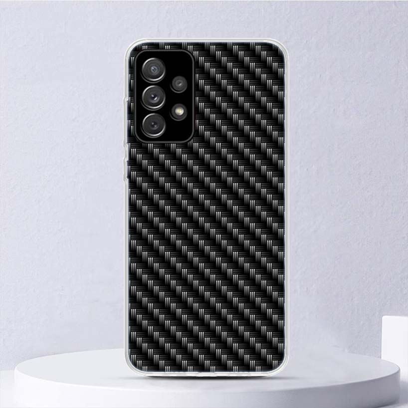 Forged Carbon Pattern Soft Case For Samsung Galaxy A52 A42 A32 A22 A12 A02S Phone Cover A50 A51 A70 A71 A41 A31 A21S A40 A30 A20