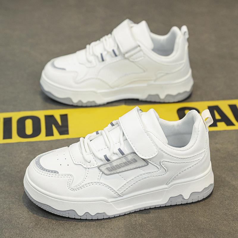 Classmates Campus Children'S Little White Shoes Student Sports Board Shoes Spring And Autumn New Male And Female Students Breathable Running Shoes