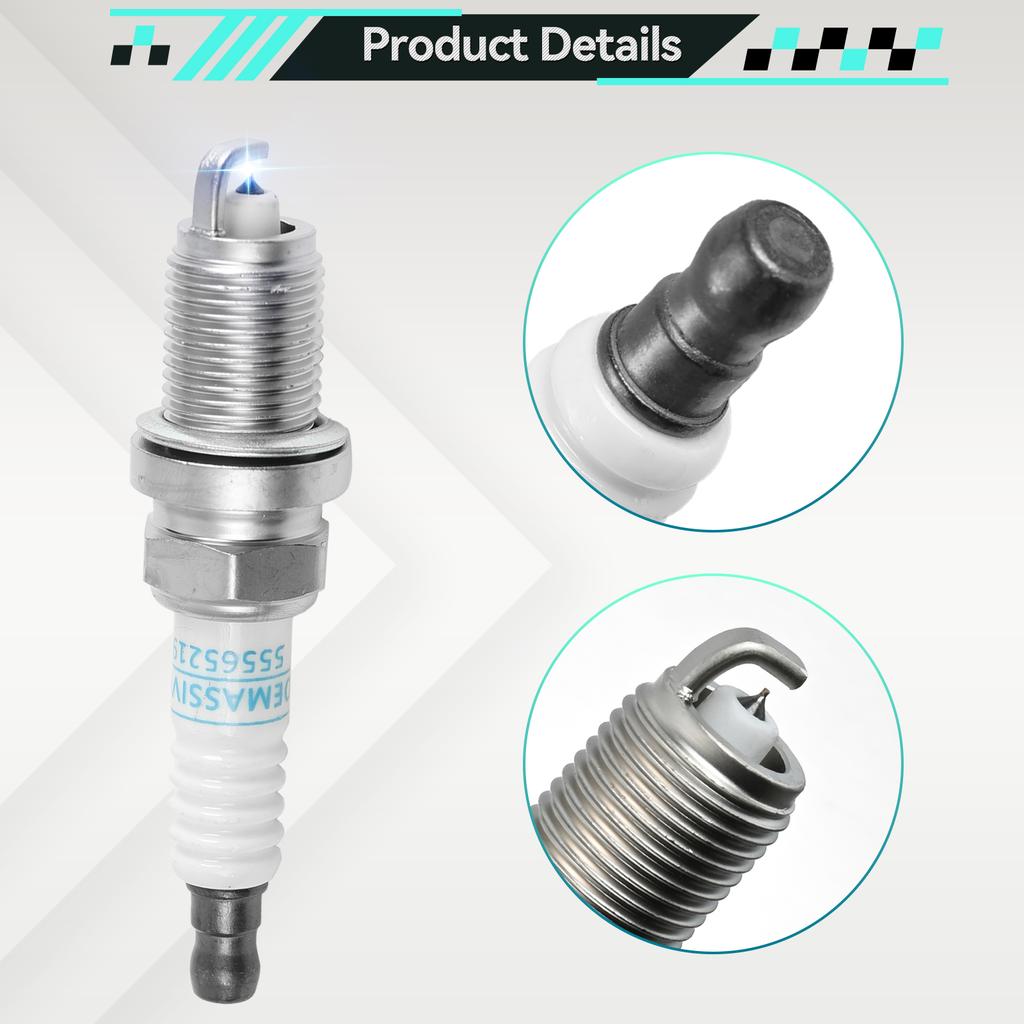 4X Iridium Spark Plugs For Chevrolet Aveo Cruze Opel Astra H J Vauxhall  Astra Mk IV V VI  Combo Mk II Corsa Mk II III 55565219