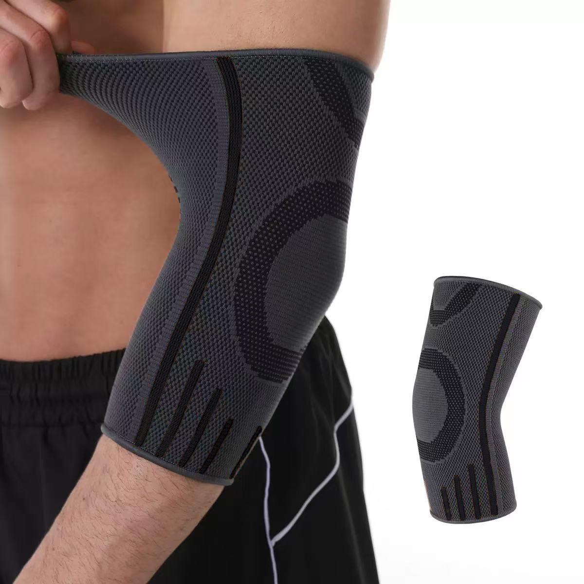 

Unisex Elbow & Wrist Support Sleeve for Tennis, Basketball, Badminton, and Fitness M Single Pack
