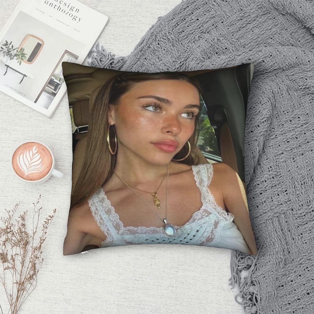 Madison Beer Printed Pillowcase Cushion Cover Pillow Covers Warm Car Decoration Square Multi Size