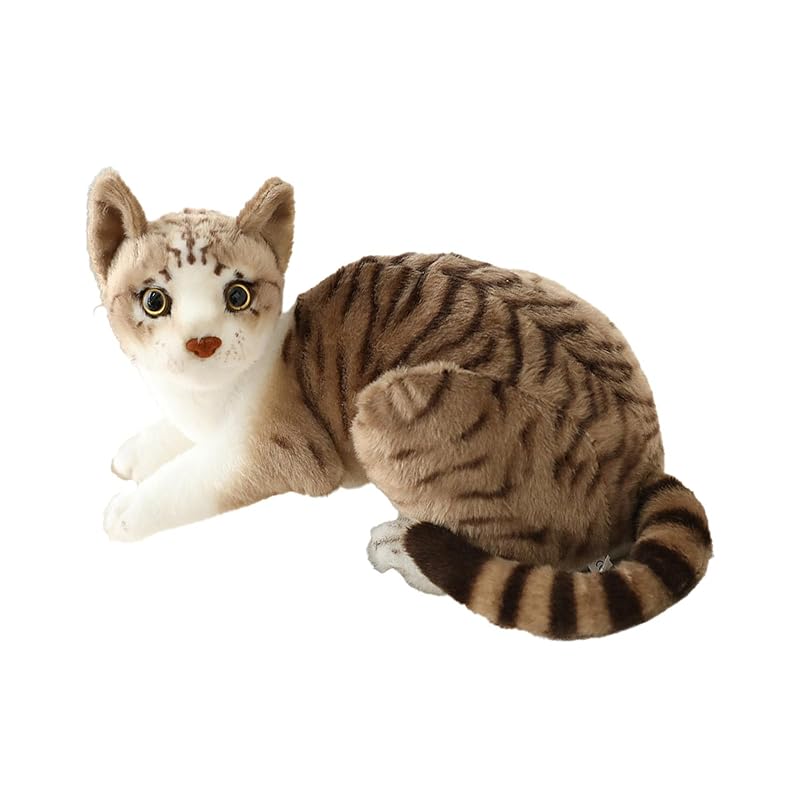 

Hyack cat stuffed toy lifelike real cat cat stuffed animal kitten figurine cute (Style 2) [product]