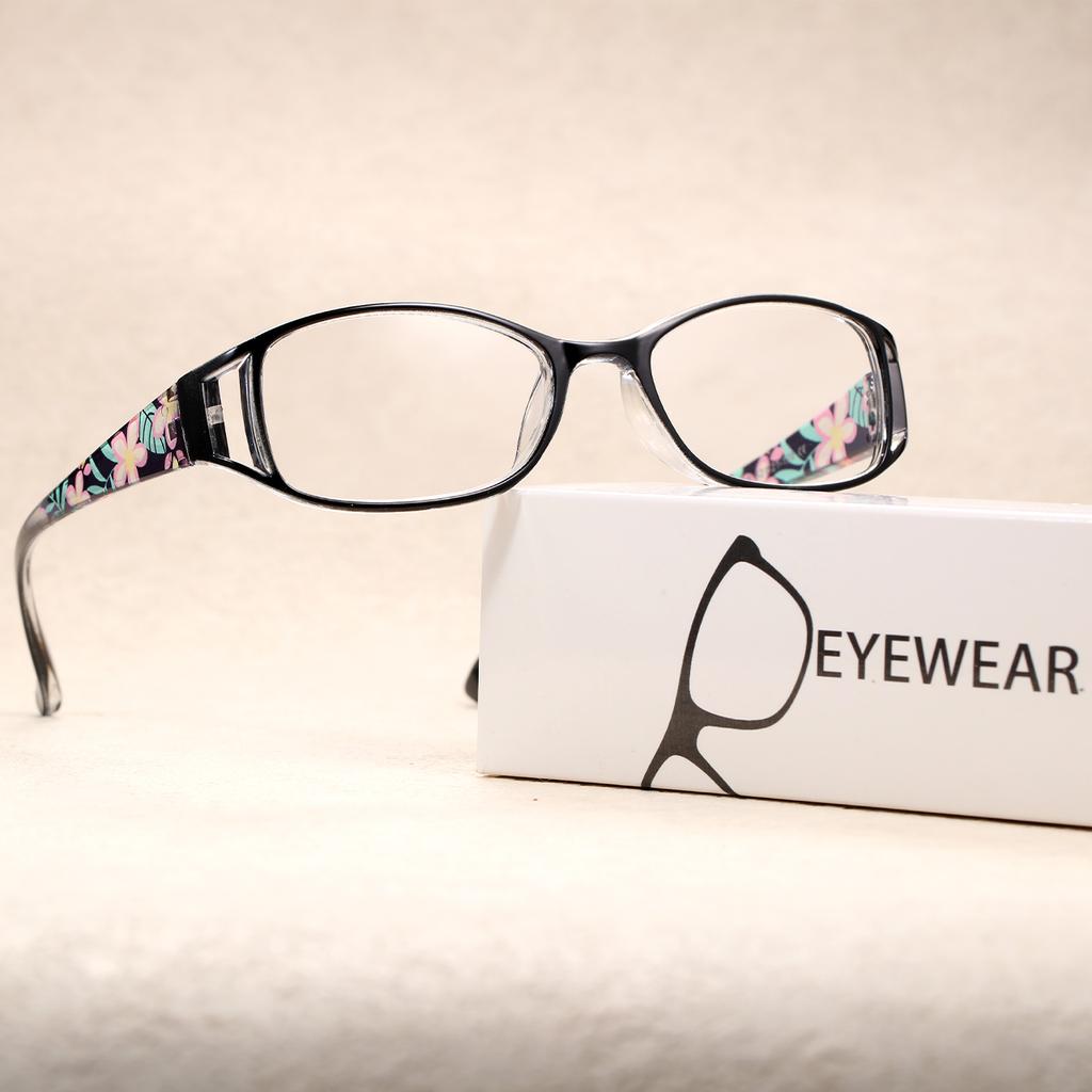 2pcs Men And Women's Anti-Blue Light Reading Glasses Reading Glasses Floral Pattern Reading Glasses Hollow Out Temple +1.0~+4.