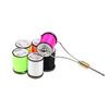 1Spool/6Spools Polypropylene Fly Mark Yarn 6 Colors Available Dubbing Fine Dry Wet Fly Fibers Spinner Wings Fly Tying Parachutes Materials