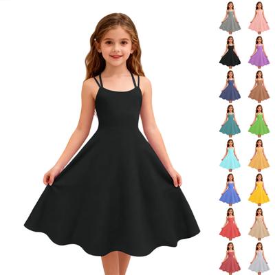Children's Fashion Casual Sexy Off-the-shoulder Punk Retro Dress