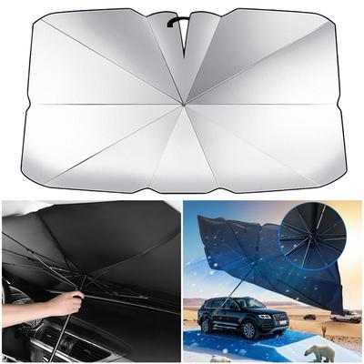 Windschutzscheiben-Sonnenschutz Schirm Faltbar Hält Fahrzeug Kühl Windschutzscheiben-UV-Strahlenreflektor Windschutzscheiben-Sonnenblende Blockiert UV-Strahlen Block
