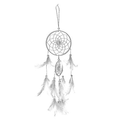 Double Circle Feather Craft Dream Catcher Wind Chime Home Wedding Decor Ornament