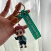 Japan Anime Demon Slayer Keychain With Figure Pendant Key Ring Party Gifts