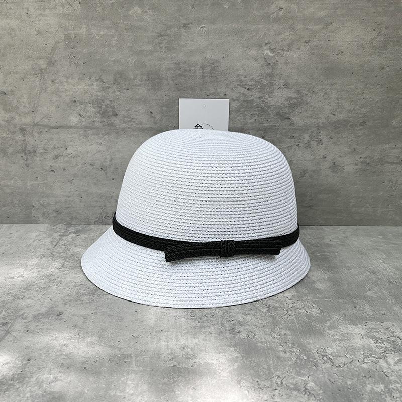 

New French Exquisite Small Edge Top Hat Women S Summer Fisherman Straw Hat Fashionable Retro Sunshade Sunscreen Basin Hat Equestrian Hat M (56-58cm) 25 new style