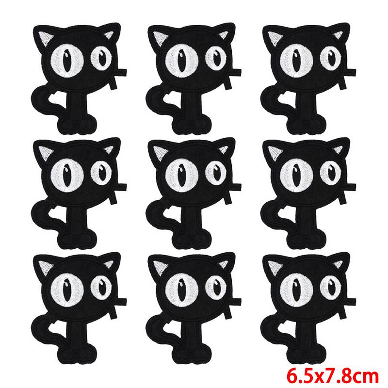 10 Pcs/lot Wholesale Embroidery Patch Iron On Patches For Clothing Patches On Clothes Jackets Decor Applique Sew Supplies