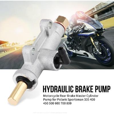 Rear Foot Brake Cylinder Pump , Motorcycle Rear Brake Master Cylinder Pump for Polaris Sportsman 335 400 450 500 600 700 800, 1911113 / 1910790 /