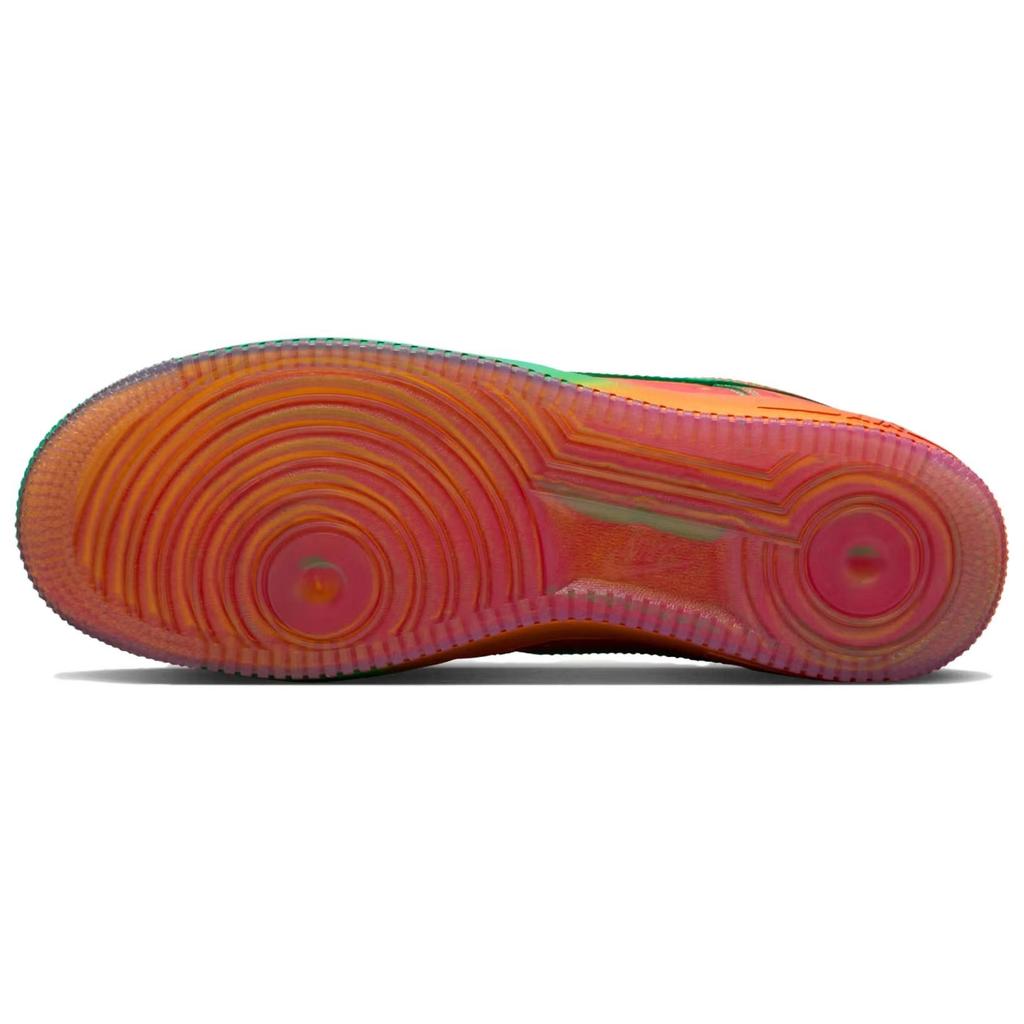 Nike Scarpe da Skateboard Traspiranti Air Force 1 da Uomo Verde Arancio IB6834-300