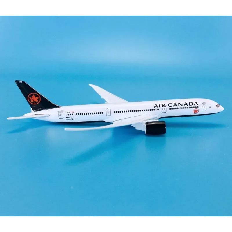16/20CM  Air Canada 787 Aircraft Model,Zinc Ally 1:400 Airplane Aircrafts Boeing B787Air Canada Plane Model Display Collection