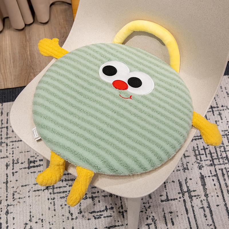 Autumn And Winter Student Warm Thickened Seat Cushion Cartoon Removable Memory Cotton Chair Cushion Office Butt Cushion