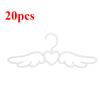 10/20 Pieces Angel Wings Hanger, Cute Heart Hanger, Children's Room Wardrobe Storage, Home Girl Wardrobe Organizer