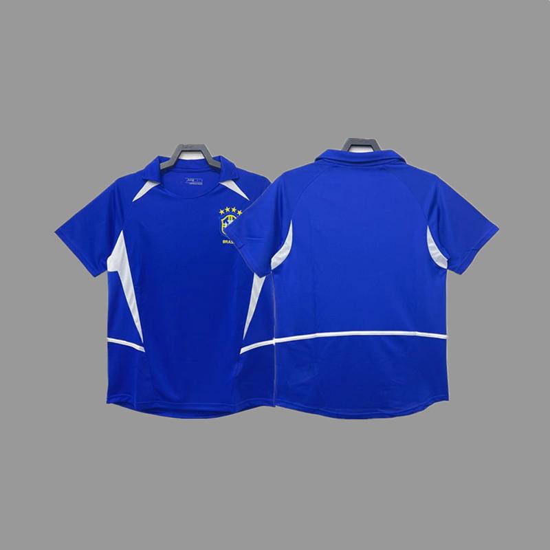 Brazil 3 retro jerseys football jerseys classic nostalgic replica Thai jerseys game training jerseys short sleeves sports S