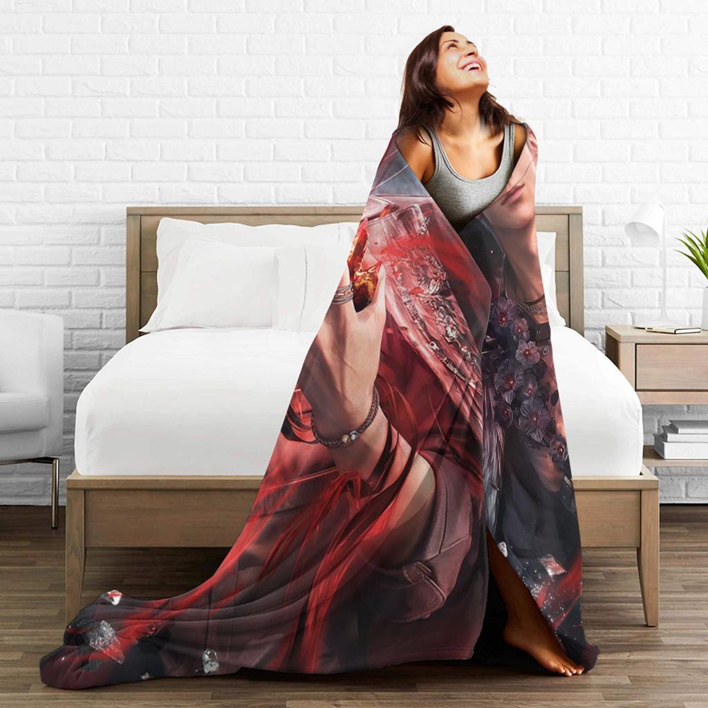 Zayne Sylus Xavier Caleb Rafayel Love And Deepspace Blankets For Couch Chair Picnic Flannel Bedspread Bed Cover