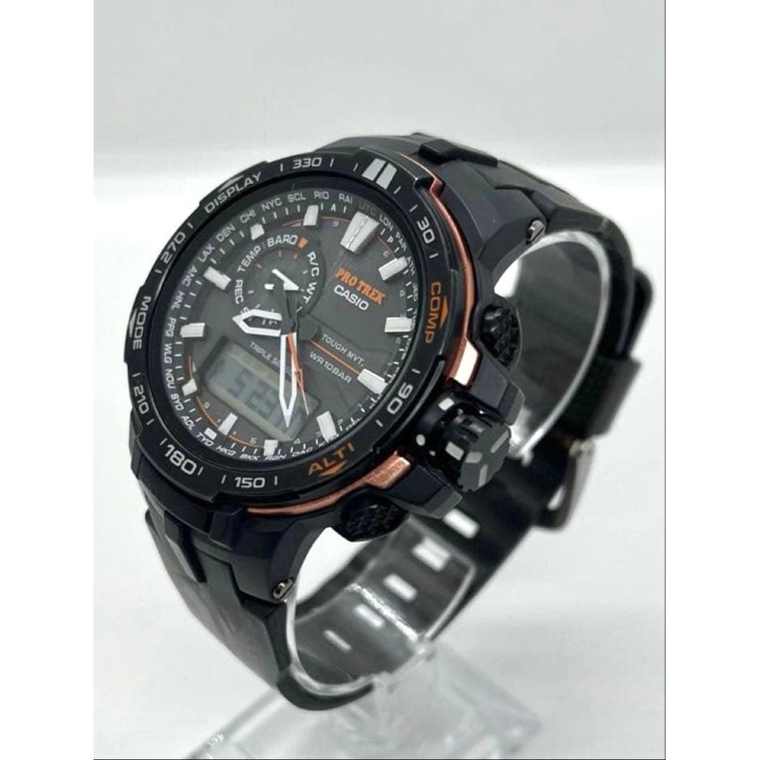 Used CASIO PRO TREK PRW-6000Y Tough Solar Radio Watch