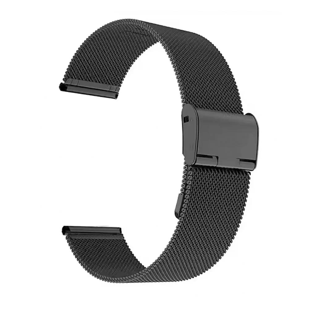 22mm Metal Milanese Watchband For Realme Watch 5/Realme S2 S S Pro Stainless Steel Replacement Strap For Realme 2 2 Pro/3 3 Pro