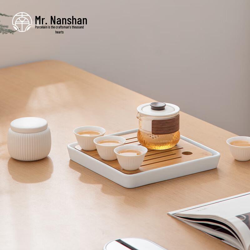 Zhi Xi Chinese White Porcelain Kung Fu Tea Set