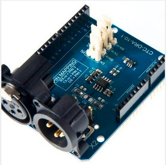 

Arduino-Compatible DMX Expansion Board